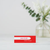 赤い スキニー名刺 (スタンド正面)