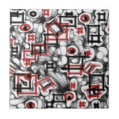 赤い タイル (正面)