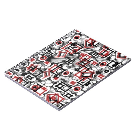 赤い ノートブック (左側)