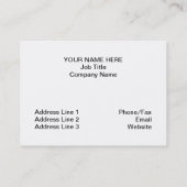 赤い • ペーパー切り花 • 二重幸福 名刺 (裏面)