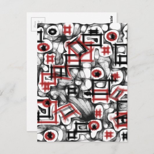 赤い ポストカード (正面/裏面)