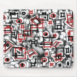 赤い マウスパッド