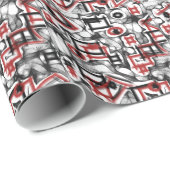 赤い ラッピングペーパー (ロールコーナー)