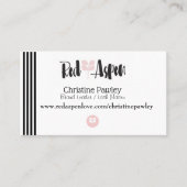 赤い《植物》アスペンの名刺 名刺 (正面)