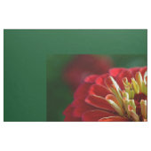 赤い《植物》百日草 ファブリック (ファットクウォーター)