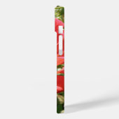 赤い《植物》百日草iphone 4 ケース Case-Mate iPhoneケース (裏面 / 左)