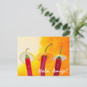 赤い、熱い、チリ ポストカード (スタンド正面)