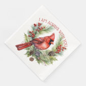 赤い（鳥）ショウジョウコウカンチョウの鳥が冬のクリスマスを思い出す (コーナー)