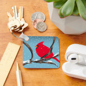 赤い（鳥）ショウジョウコウカンチョウオンザブランチ キーホルダー