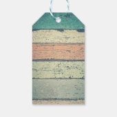 赤い（鳥）ショウジョウコウカンチョウオン木製スタンプありがとう ギフトタグ (裏面)