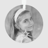 赤い（鳥）ショウジョウコウカンチョウ編集可能フォトオーナメント オーナメント (裏面)