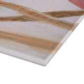 赤い（鳥）ショウジョウコウカンチョウ カッティングボード (角)