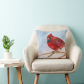 赤い（鳥）ショウジョウコウカンチョウ クッション (椅子)