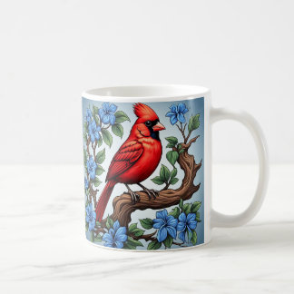 "赤い（鳥）ショウジョウコウカンチョウ" コーヒーマグカップ