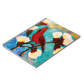 赤い(鳥)ショウジョウコウカンチョウ ノートブック (左側)