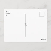 "赤い（鳥）ショウジョウコウカンチョウ" ポストカード (裏面)