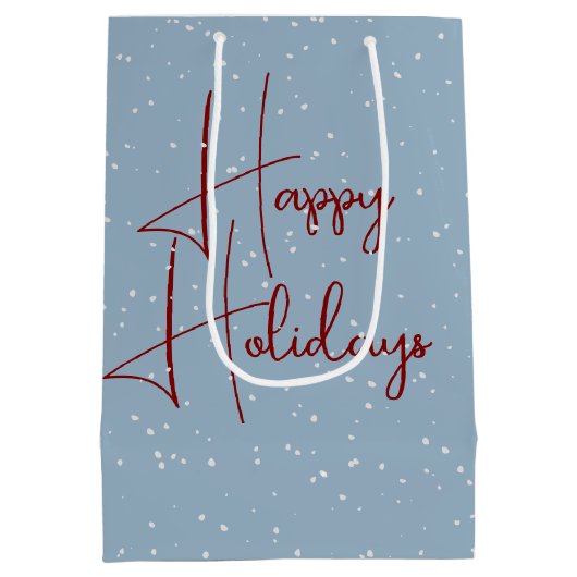 赤い(鳥)ショウジョウコウカンチョウ ミディアムペーパーバッグ (裏面)