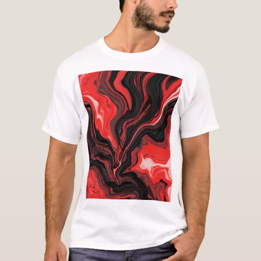 赤い  Tシャツ (正面)