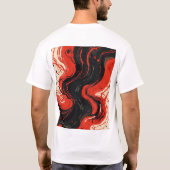 赤い  Tシャツ (裏面)