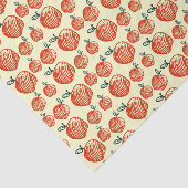 赤いAppleの落書きパターン 薄葉紙 (詳細)