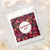 赤いAppleパーティーカスタマイズ可能なお気に入りバッグ フェイバーバッグ (クリップ留めされた状態)