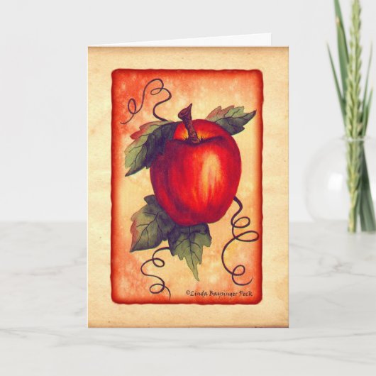 赤いApple カード (正面)