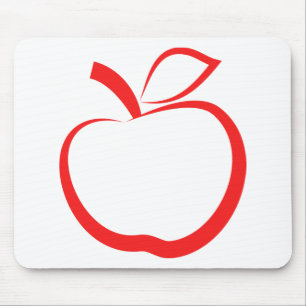 赤いApple マウスパッド