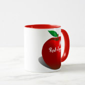 赤いApple マグカップ (正面右)