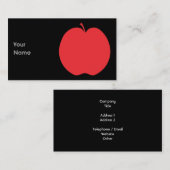 赤いApple 名刺 (正面/裏面)