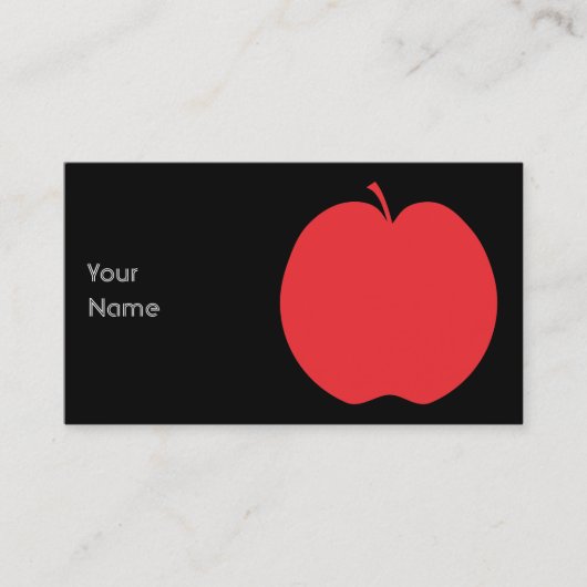 赤いApple 名刺 (正面)