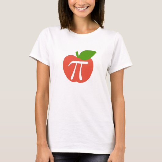 赤いApple Pi Tシャツ (正面)