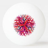 赤いBaobab 卓球ボール (正面)