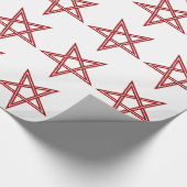 赤いBaphomet ラッピングペーパー (角)