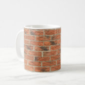 赤いBrickhouseのコーヒーカップ コーヒーマグカップ (正面左)