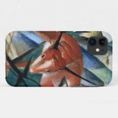 赤いBull (紙のグワッシュ) Case-Mate iPhoneケース (裏面(横))