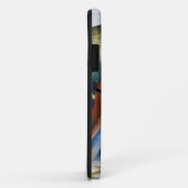 赤いBull (紙のグワッシュ) Case-Mate iPhoneケース (裏面/右)