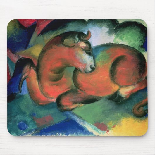 赤いBull 1912年 マウスパッド (正面)