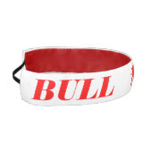 赤いBull 1-1/2の"滑り止めのヘッドバンド アスレチックヘッドバンド (左)