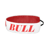 赤いBull 1-1/2の"滑り止めのヘッドバンド アスレチックヘッドバンド (右)