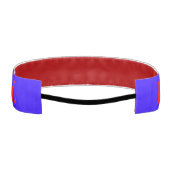 赤いBull 1-1/2の"青い滑り止めのヘッドバンド アスレチックヘッドバンド (裏面)