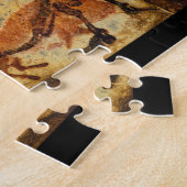 赤いBull', Lascaux、古さのDordogne_Art ジグソーパズル (側面)