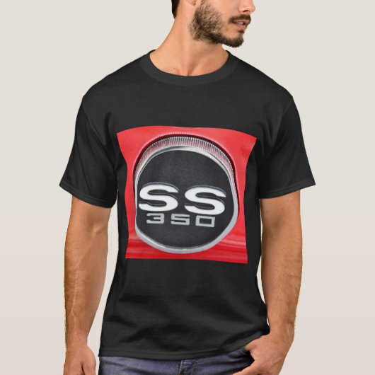 赤いCamaro SS 350 Tシャツ (正面)