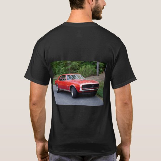 赤いCamaro SS 350 Tシャツ (裏面)
