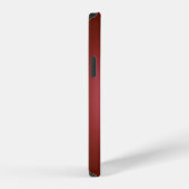 赤いCase-Mate iPhoneケースに白いスポットライト iPhoneケース (右側面)