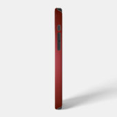 赤いCase-Mate iPhoneケースに白いスポットライト iPhoneケース (左側面)