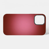 赤いCase-Mate iPhoneケースに白いスポットライト iPhoneケース (裏面横)