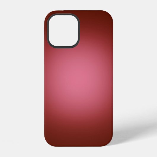 赤いCase-Mate iPhoneケースに白いスポットライト iPhoneケース (裏面)