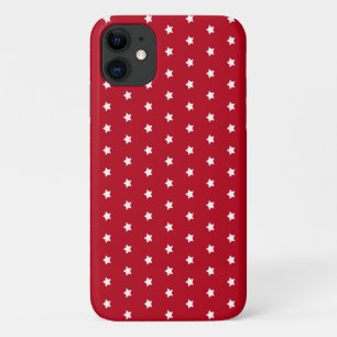 赤いCase-Mate iPhoneケースの白い星模様 iPhone 11 ケース