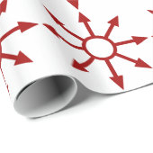 赤いChaote Sigil ラッピングペーパー (ロールコーナー)