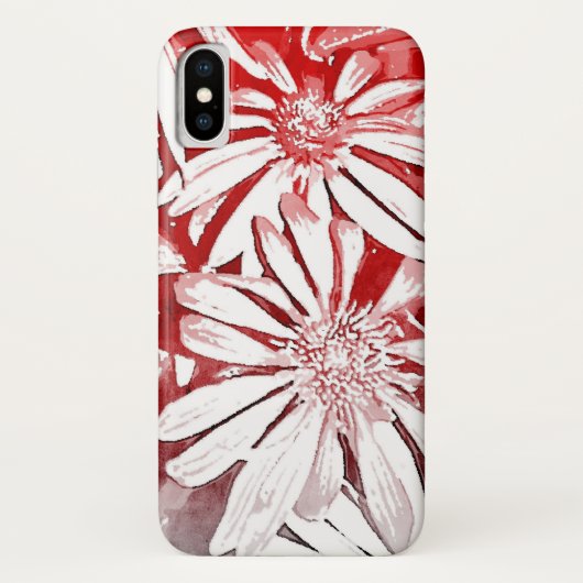 赤いConeflowerの電話箱 Case-Mate iPhoneケース (裏面)